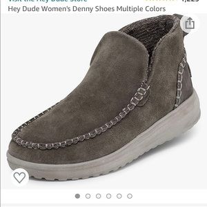 Hey Dude Women's
Denny Suede Fossil
Size 8 Women's